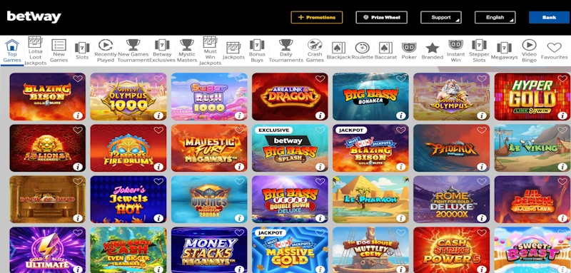 betway Casino screenshot